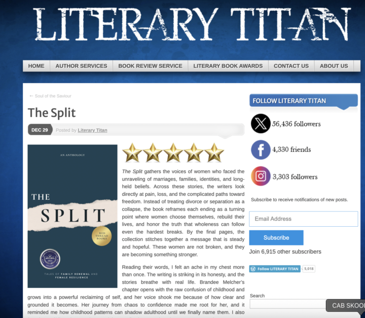 The Split- Book Review ⭐⭐⭐⭐⭐