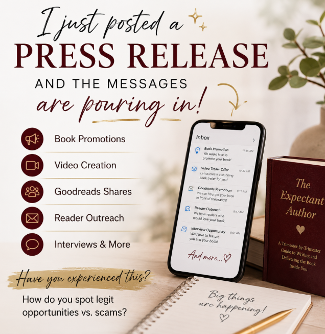 I published a press release for The Expectant Author through EIN Presswire… and WOW