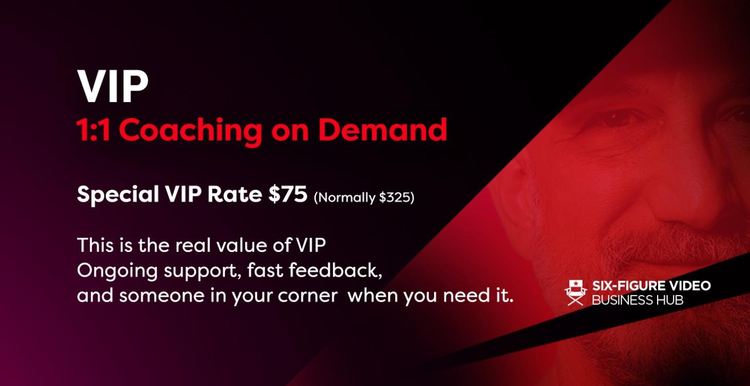 VIP 50 Min 1:1 Coaching