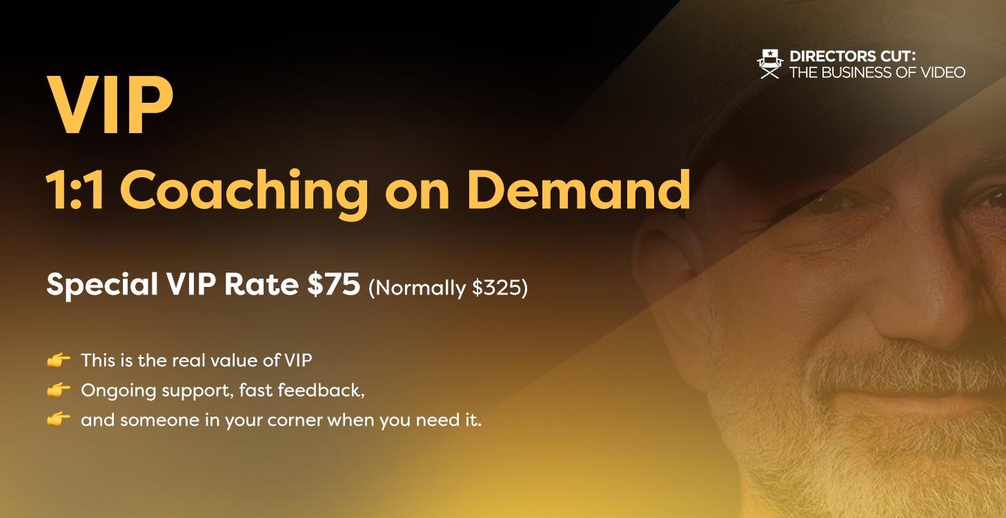 VIP 50 Min 1:1 Coaching