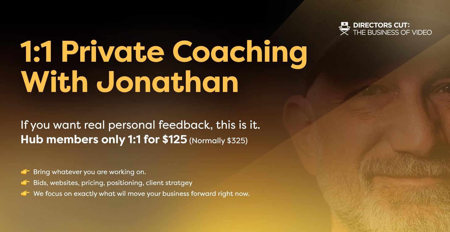Video Business Hub Special 50 Min 1:1 Coaching