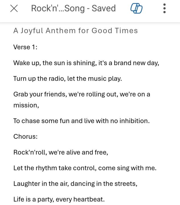 LYRICS Rock n Roll