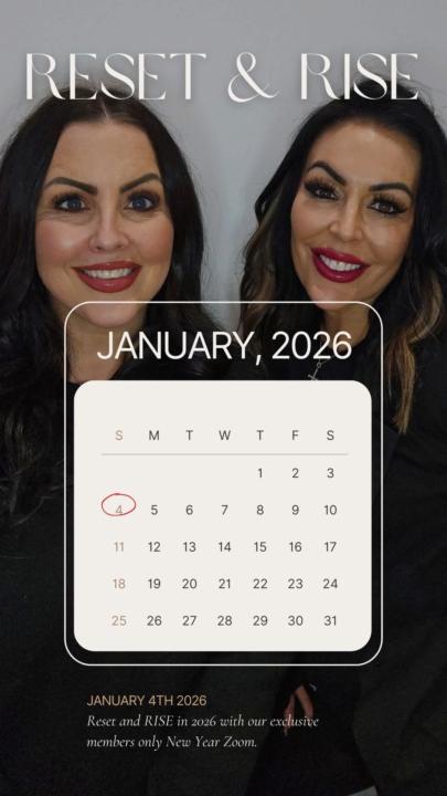📣 Get ready to RESET and RISE in 2026 ✨