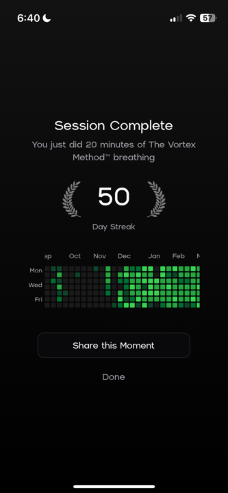 50 Day Streak