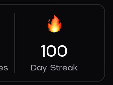 Day 100 💥 
