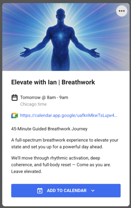 Elevate With Ian Tomorrow