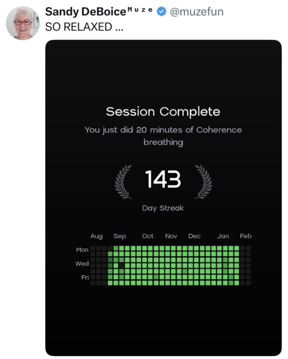 Sandy is Locked In..