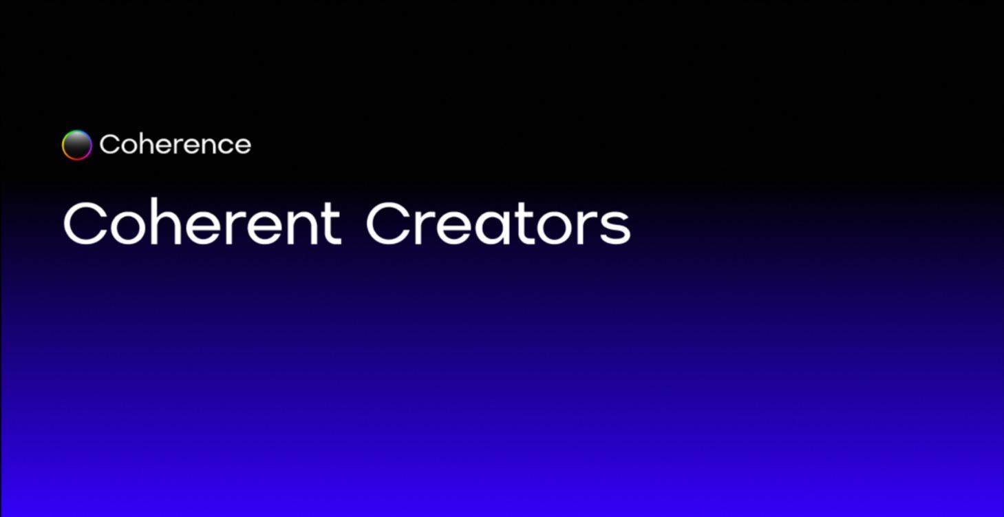 Coherent Creators Program