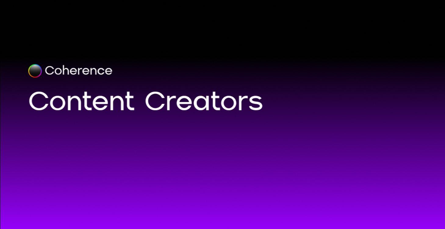 Coherence Content Creators