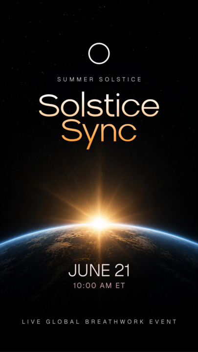 Solstice Sync is tomorrow @ 10am ET!