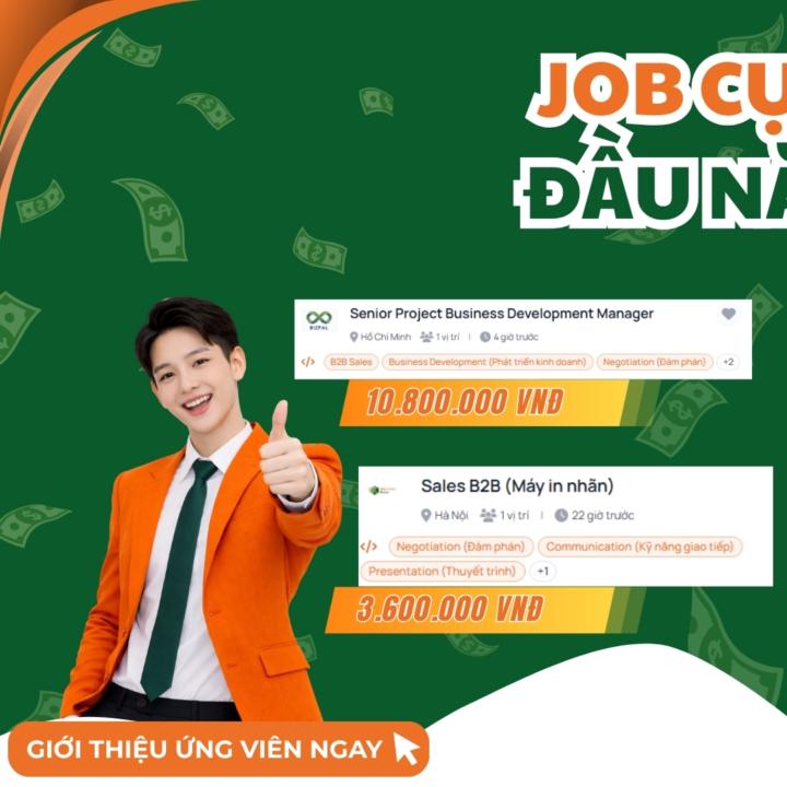 🔥 JOB CỰC HOT – DEAL NGON ĐẦU NĂM, CHỐT LÀ CÓ TIỀN! 🔥
