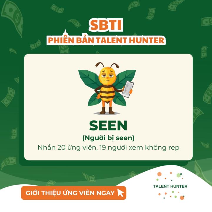 Công bố SBTI của headhunt nhà Talent Hunter 🙈 