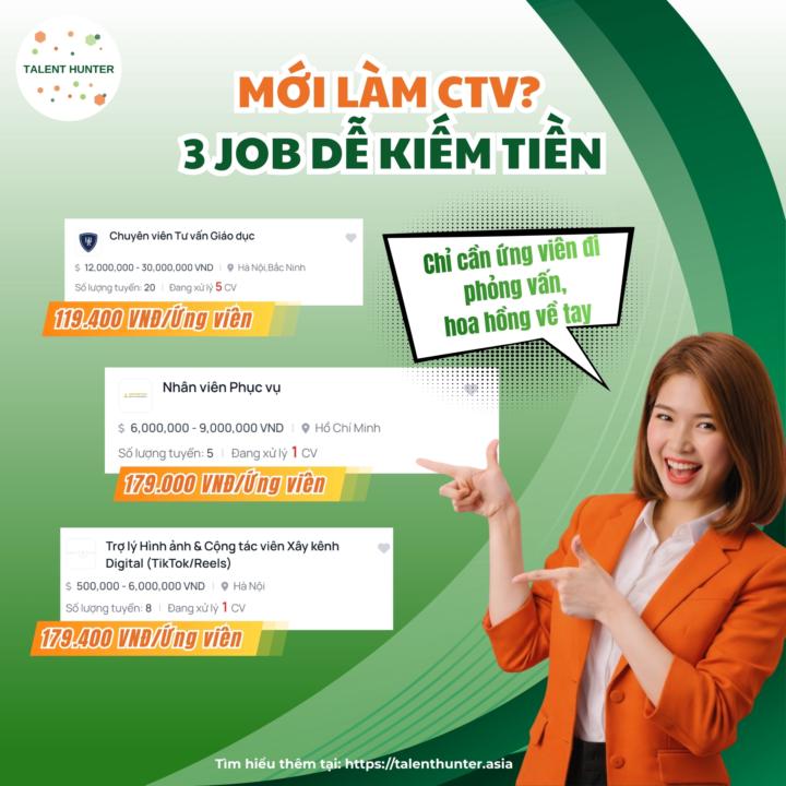 💸 MỚI LÀM CTV? BẮT ĐẦU TỪ MẤY JOB NÀY 👇