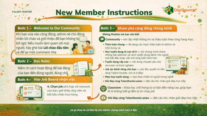 New Member Instructions