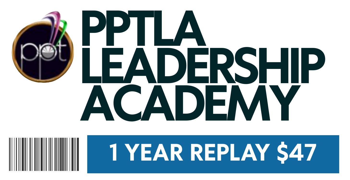 PPTLA 2026 SELF-LEADERSHIP PROGRAM - 1 YEAR REPLAY