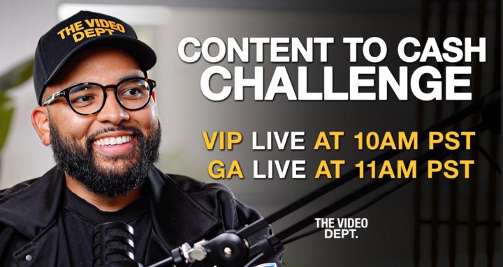 Content To Cash Challenge