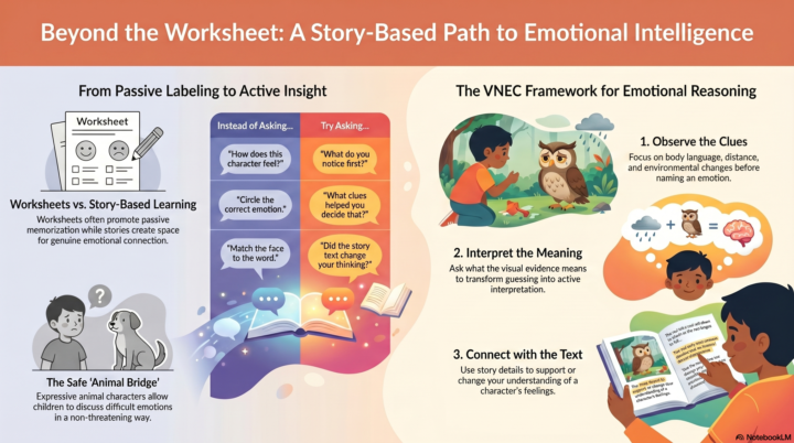 Teaching Social Emotional Learning Without Worksheets: A Story-Based Approach That Actually Engages Children