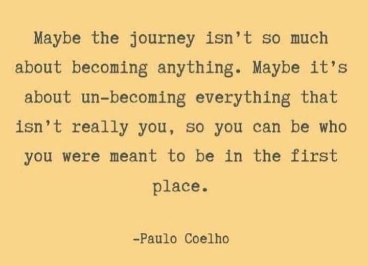 The answer has always been being your authentic self.