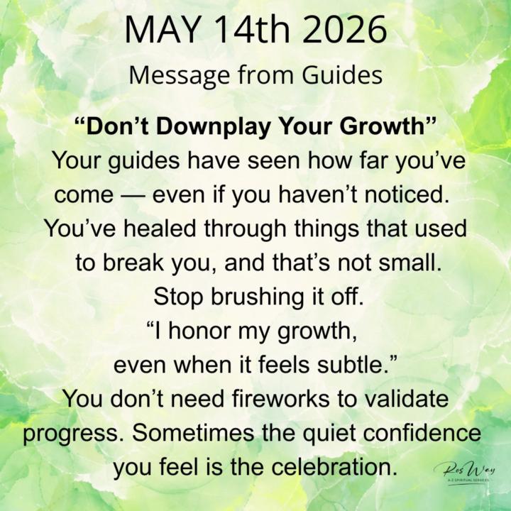 Don't Downplay Your Growth