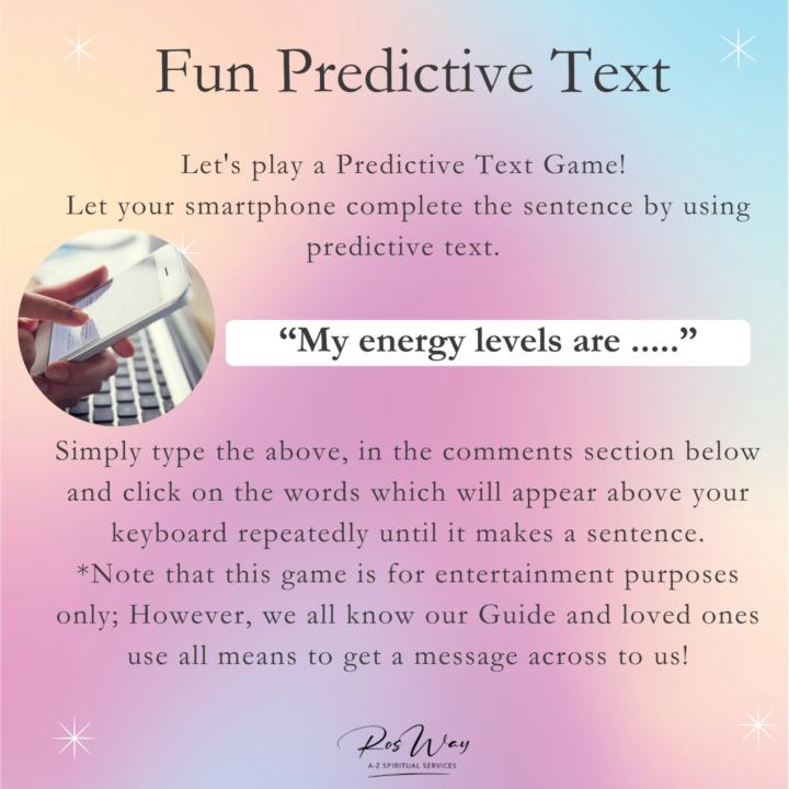 Fun Predictive Text