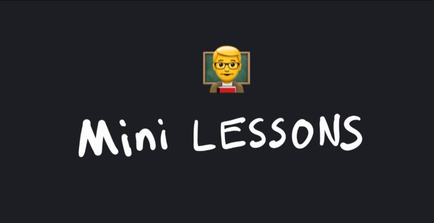 Random Mini Lessons