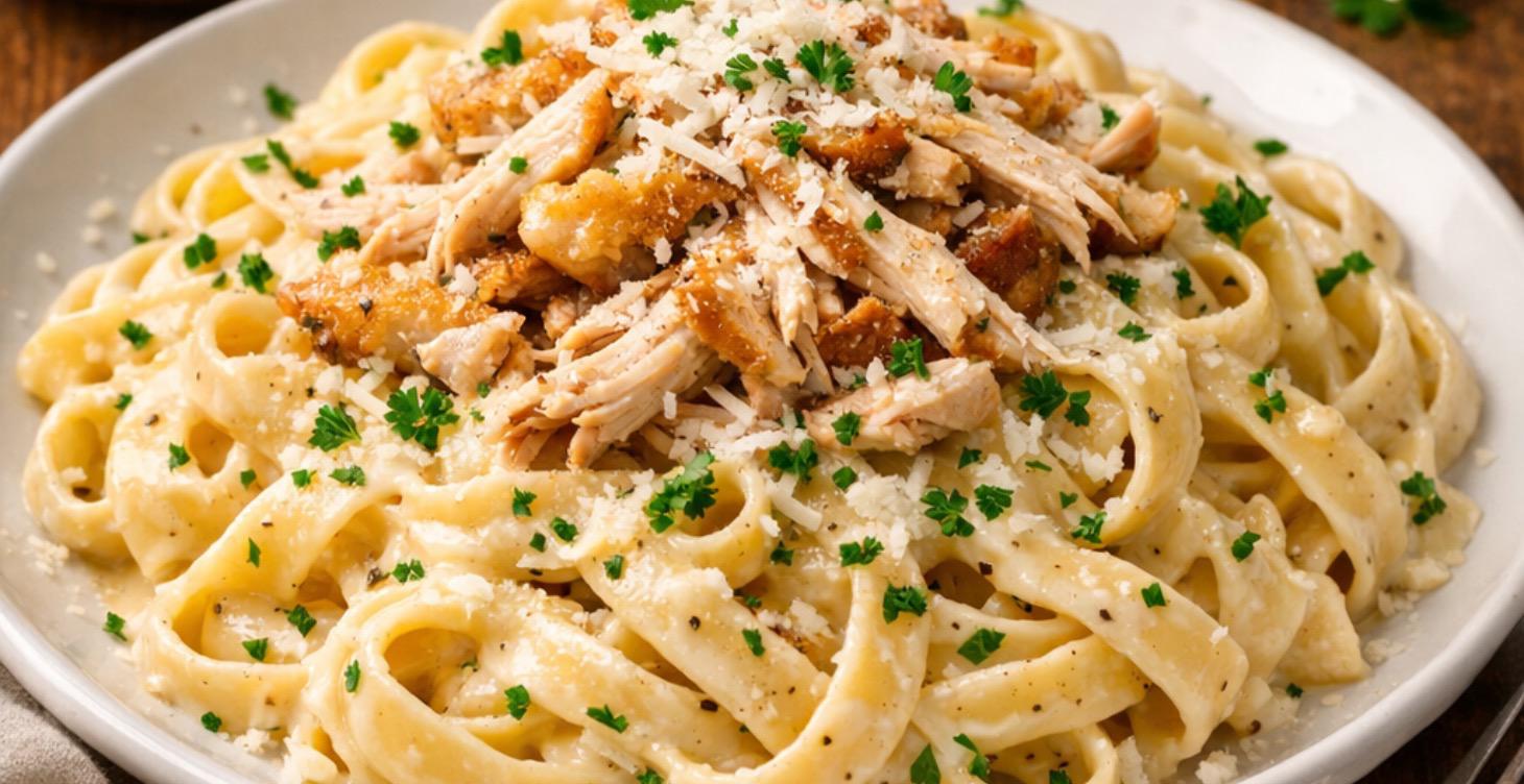 Chicken Alfredo (The Quick & Easy Way) FREE