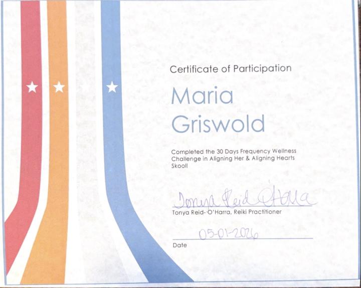 Congrats to Maria 🥳