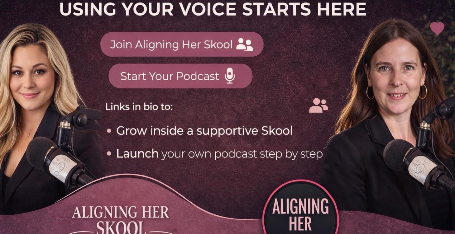 Aligning Her Podcasting Network 🎙️🎧