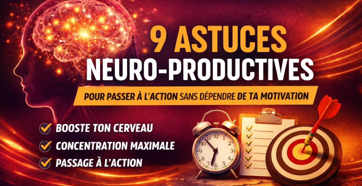 9 astuces neuroproductive pour passer à l'action
