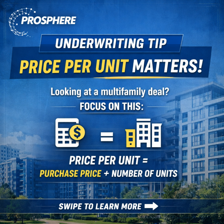 📊 Underwriting Tip: Price Per Unit (PPU) Matters More Than You Think