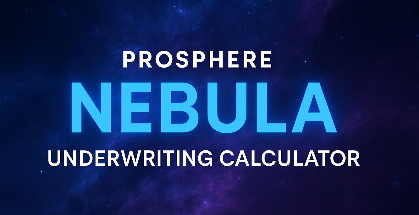 Downloadable Underwriting Calculator