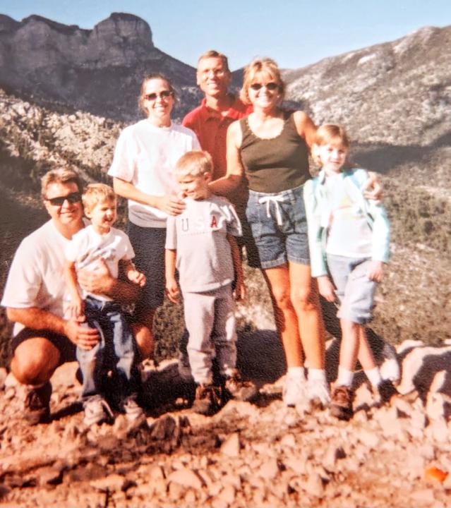 Hiking Red Rock Canyon 21 years ago