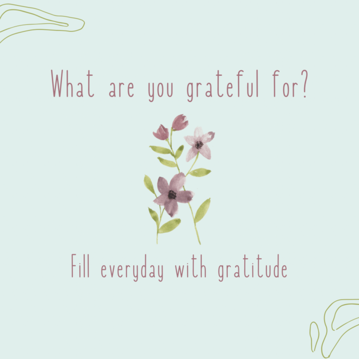 Gratitude is key..