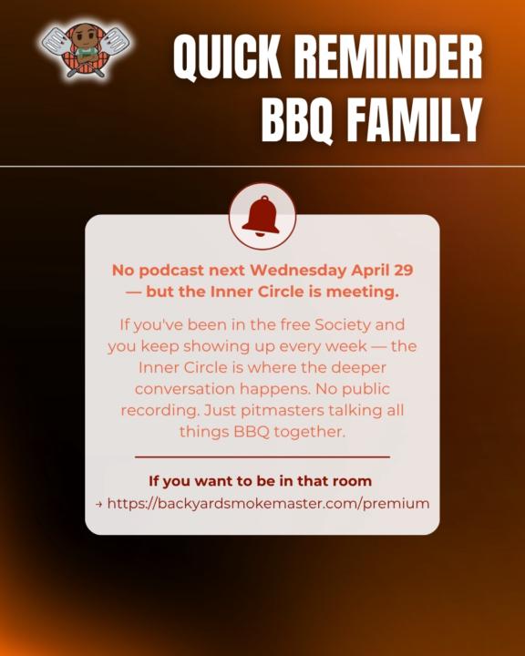 Quick reminder BBQ Family