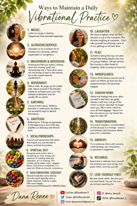 Ways to Cultivate & Maintain a Higher Vibrational State
