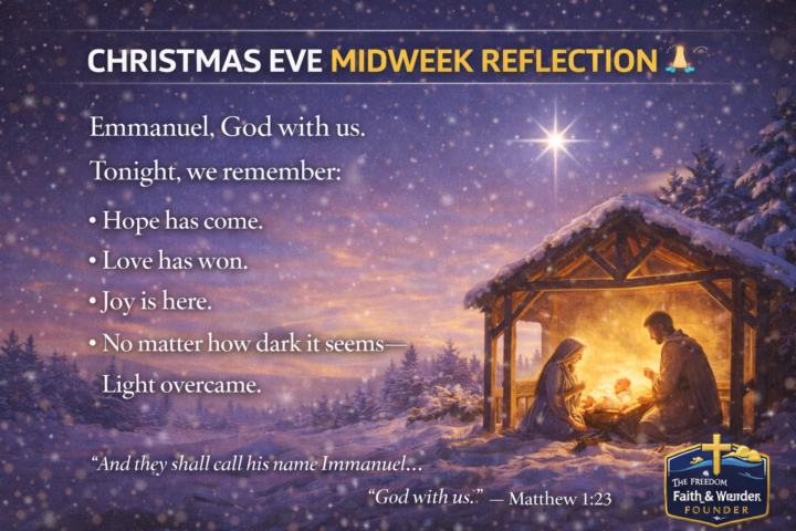 CHRISTMAS EVE REFLECTION 🙏✨