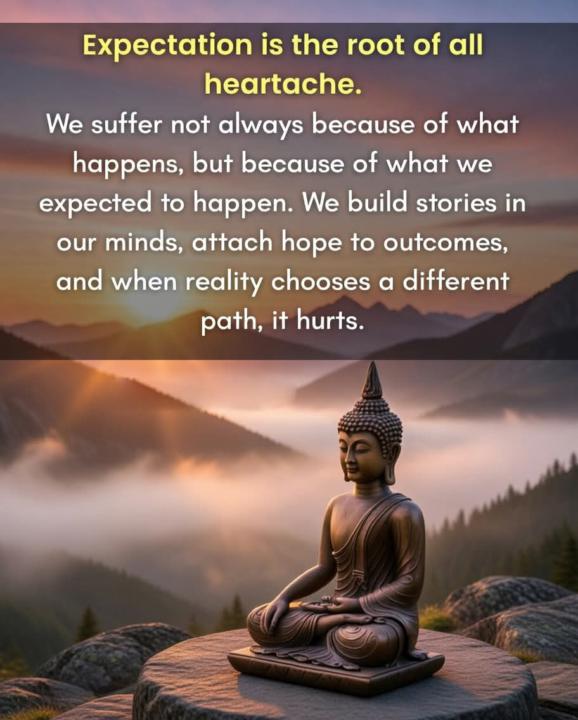 Expectation is the root of all heartache