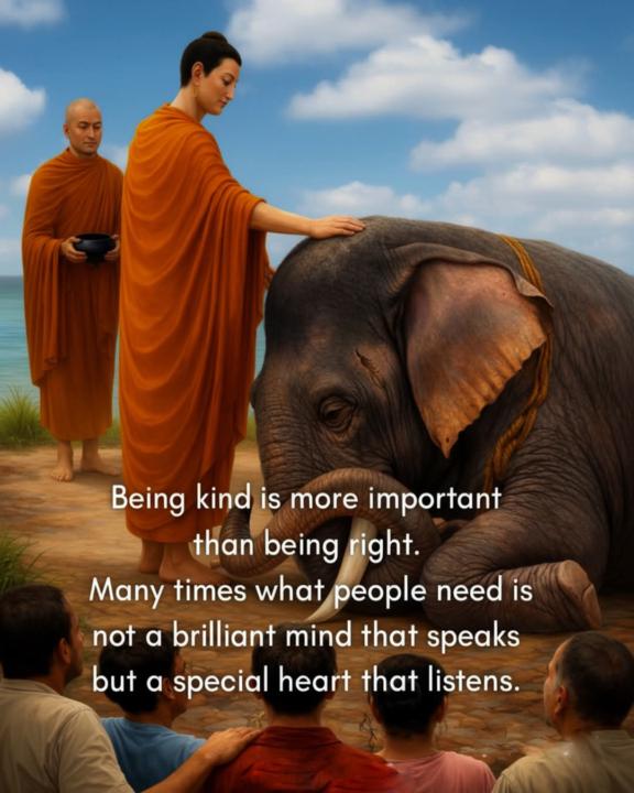 Being kind is more important than being right