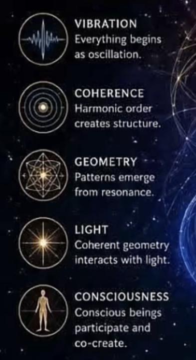 Words, Sound and Light as Creation Vectors