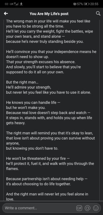 Both painfully true and beautifully right 