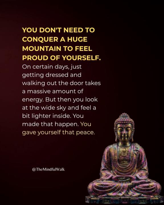 You don't need to conquer a huge mountain