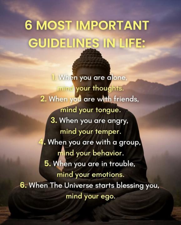 6 important guidelines.