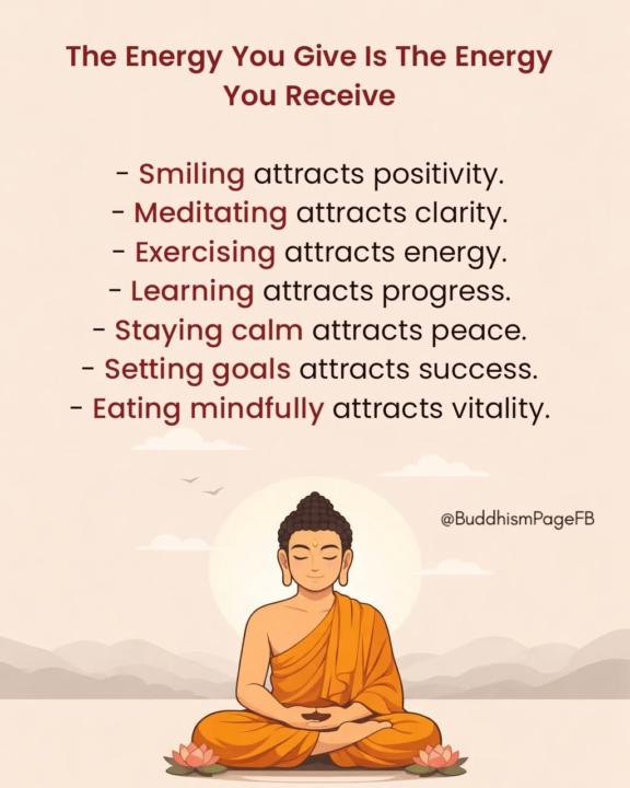 The energy you give is the energy you receive