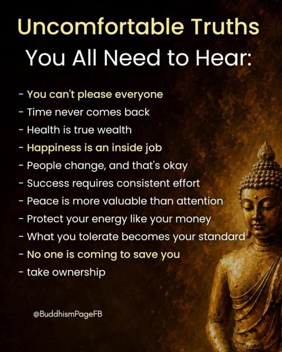 Uncomfortable truths.
