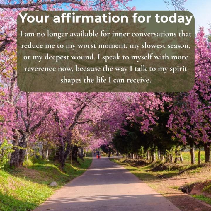 Your affirmation for today.