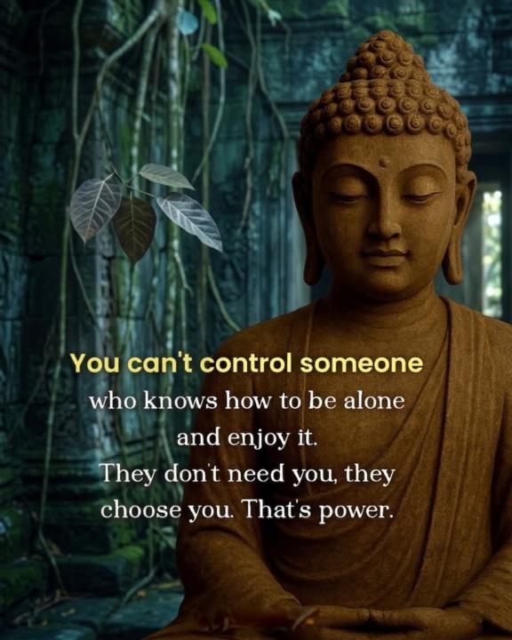 You can't control someone.