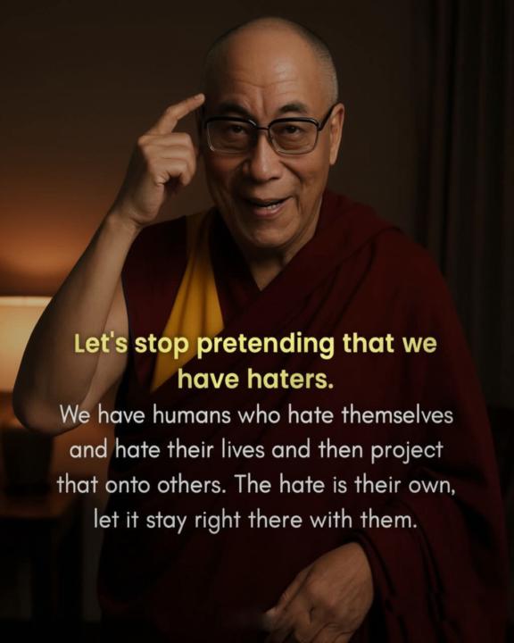 Let's stop pretending that we have haters.