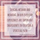 A Spiritual Idea For Today