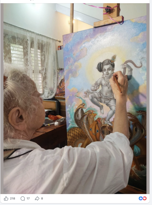 My story and my last painting.