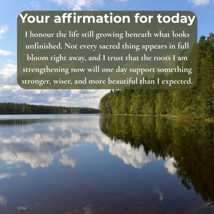 Your affirmation for today